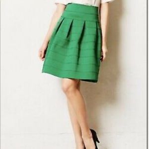 Anthropologie ponte bandage layered skirt